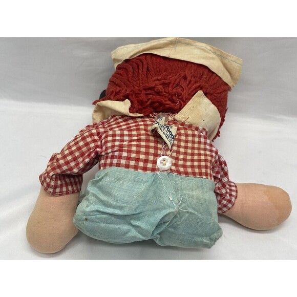 Vintage Knickerbocker 1970s Raggedy Andy Doll 14” Super Rare - Picture 8 of 15